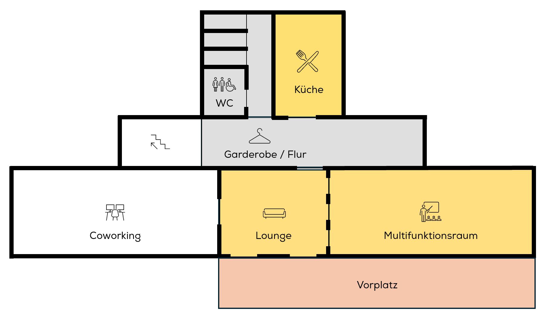 Veranstaltungsraum für private Feiern wie Geburtstage, Taufen, Hochzeiten in der Orangerie Hechingen